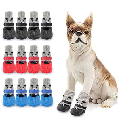 Hunde Socken/Hunde Schuhe - Wasserdichte Sohle