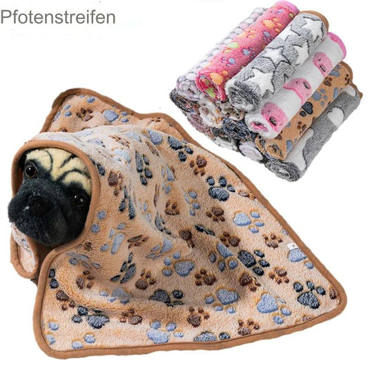 Dünne Plüsch Schlafdecke für Hunde