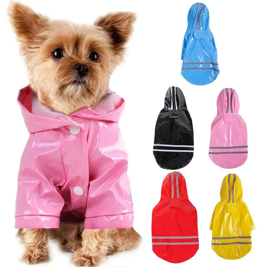 Hunde Regenmantel/Poncho - Wasserdicht / Für kleine bis mittlere Hunde