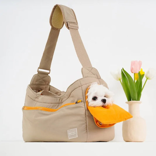 Schultertasche für kleine Hunde